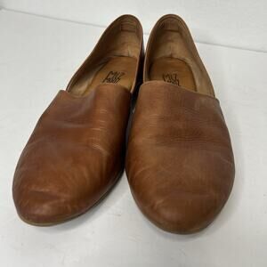 Miz Mooz Kimmy Flats Women's 10 42 Brown Leather D'Orsay Career Slip On Shoes